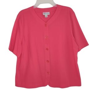 The Tog Shop Women's Melon Button-Up Top